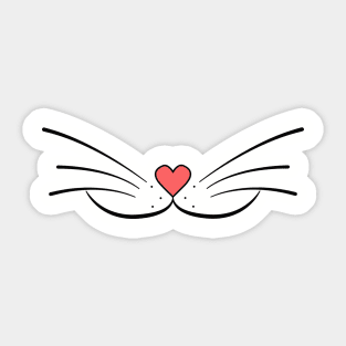 whiskers Sticker